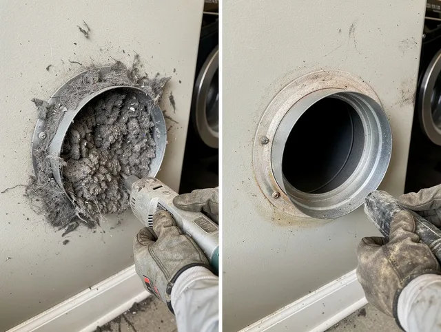 Professional clogged vent cleaning by Hull Dryer Vent Cleaning in Hull
