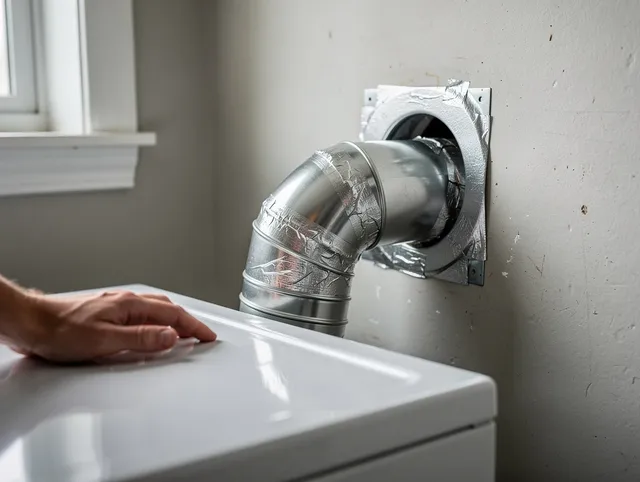 Hull Dryer Vent Cleaning expert performing professional dryer vent repair and installation in Hull