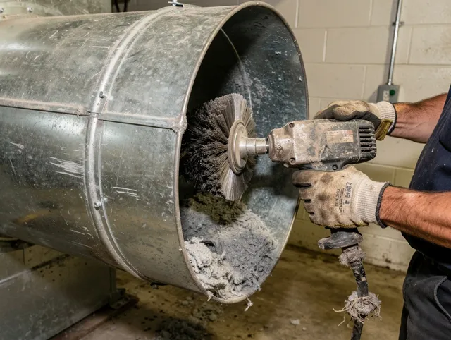 Industrial-grade dryer vent cleaning by Hull Dryer Vent Cleaning in Hull